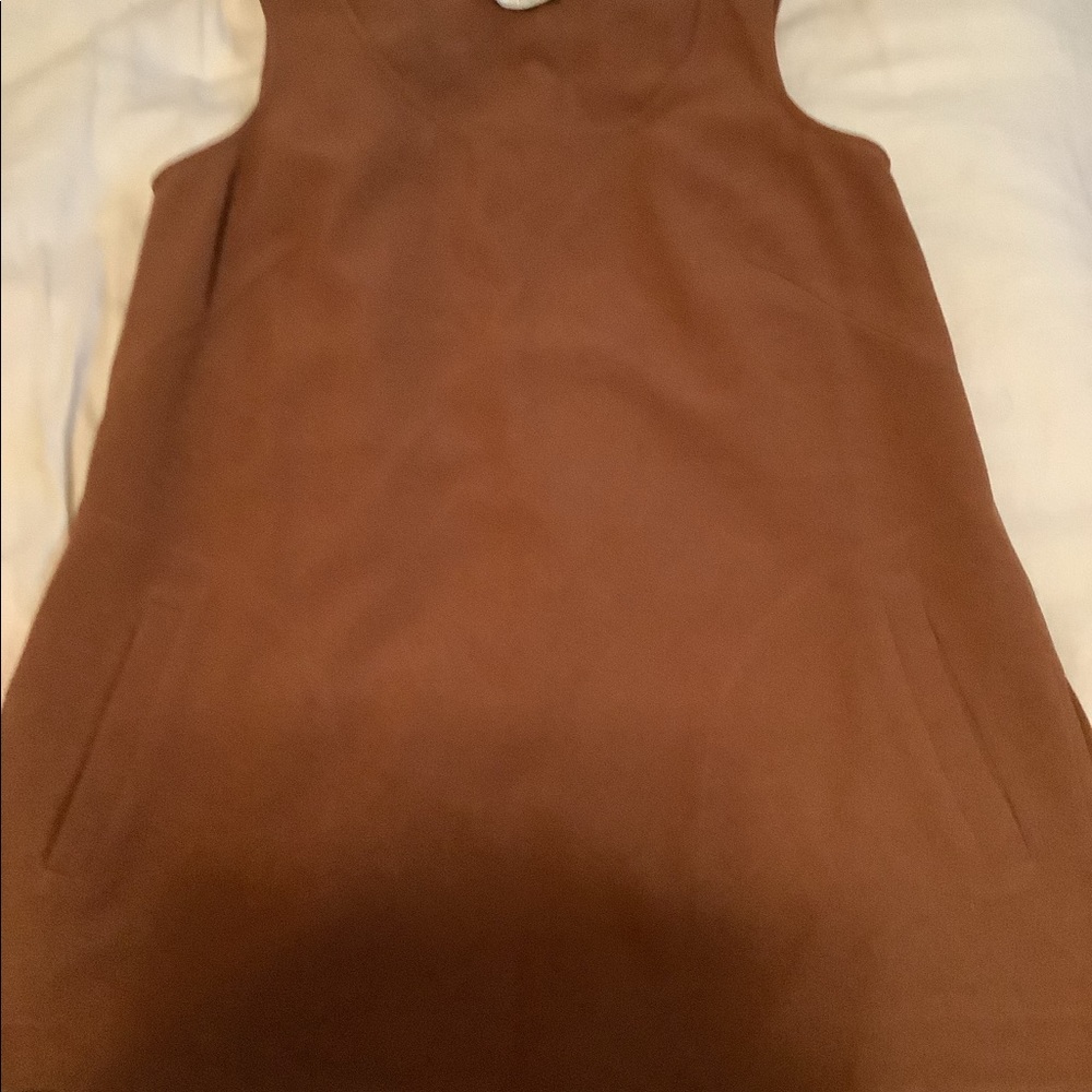 Linea by Louis Dell ‘Olio rusty brown color sleeveless top
